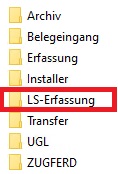 Quellverzeichnis LS-Erfassung