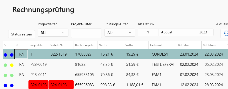 Systemprüfung und Supportinformationen